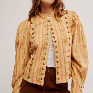 Free People Floral Sorel Cottage Jacket